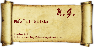 Mözl Gilda névjegykártya